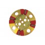 1 O" Grinding Plate and Segment - Ideal for Grinding of Wet or Dry Concrete Surfaces