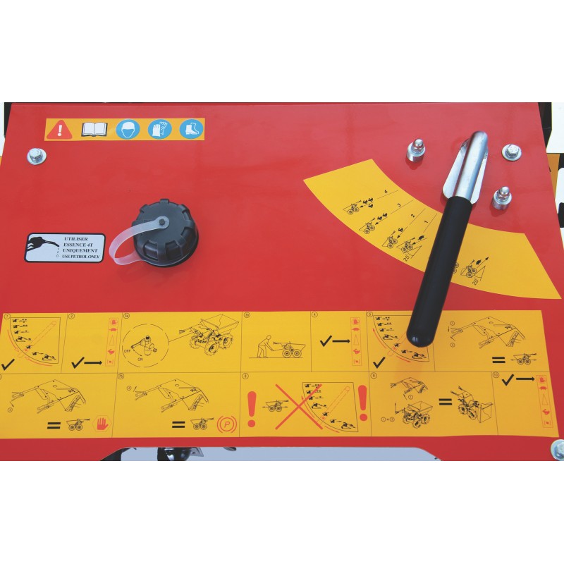 Comprehensive Control Panel with Easy-to-Read Instructions